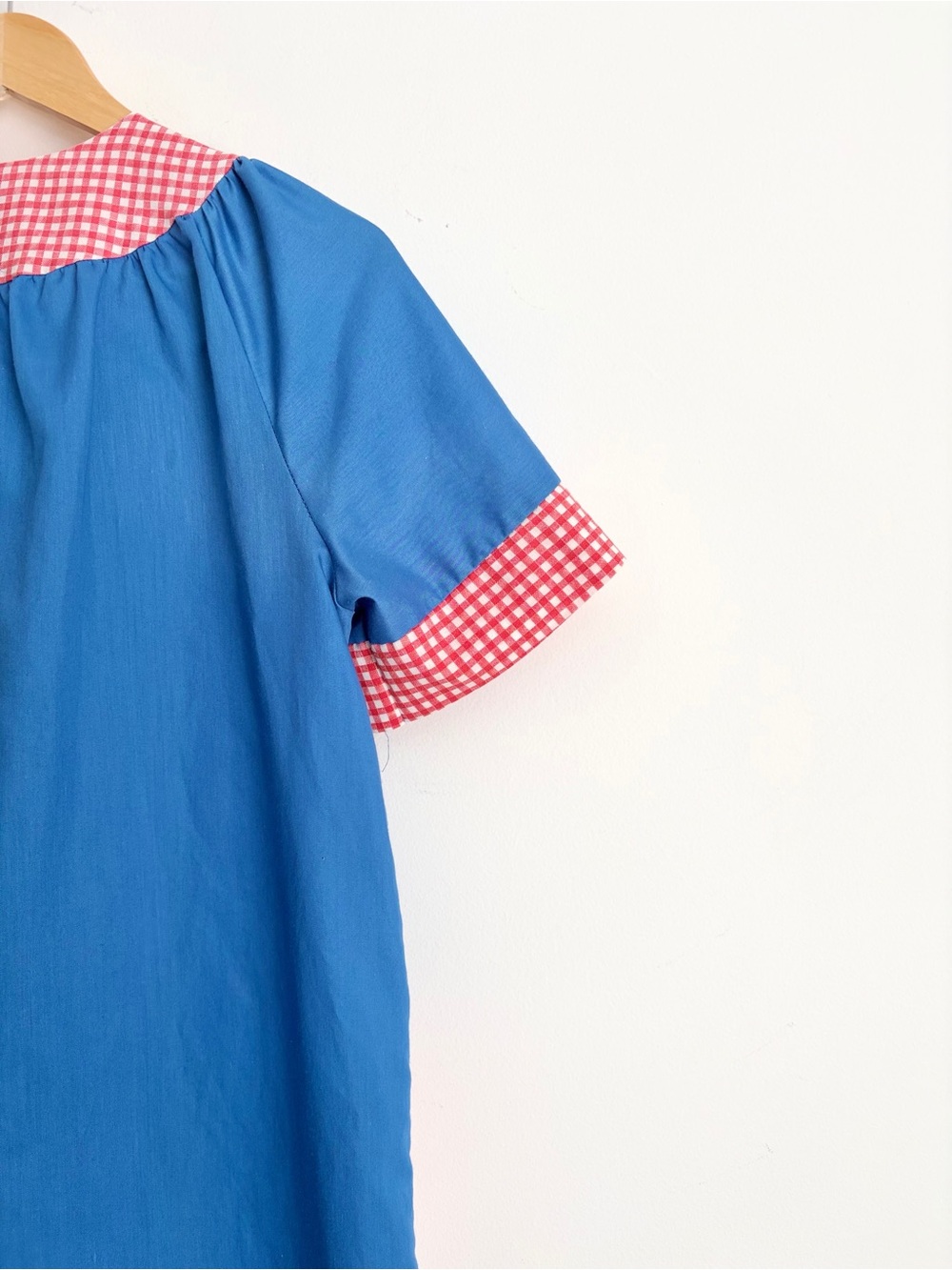 Vintage Lindsay Jordan Condiment Pocket Chore Dress Gingham Retro Kitsch S - Picture 5 of 7